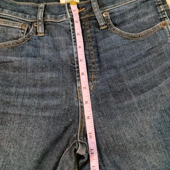 J Crew Vintage Straight Jeans Women's 28 Blue Dark Wash Denim - Picture 10 of 11